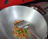 A picture of step 2 of Chole Potato Pumpkin sabji.