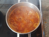 Guisado con albóndigas