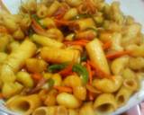 Fried macoroni with beef.strips recipe step 5 photo