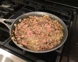 A picture of step 3 of Mexican Lasagna.