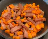Foto del paso 2 de la receta Alubias con tomate, zanahoria y bacon