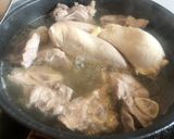 Hình bước làm 2 của món Cháo Sườn Nấm - Món Dễ Ăn Cho Người Bệnh