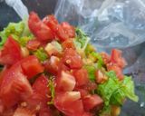 A picture of step 2 of Chickpea Salad.