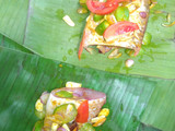 Pais/pepes manis ikan mas