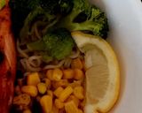 A picture of step 6 of My Salmon Noodles + Veg Bowl#Lunch#mainmeal#Eattherainbow.