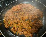 A picture of step 2 of Sloppy Joes.