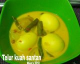 Foto langkah ke 3 dari resep Telur kuah santan.