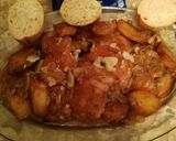 Foto del paso 6 de la receta: Ragout de pollos con patatas y cebollas y queso