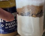 Foto del paso 4 de la receta: Mezcla en frasco para hacer galletitas de harina de avena con cacao y nueces 🍪 Cookie mix in a jar 🍪