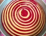 A picture of step 3 of Chocolate red velvet zebra cake.