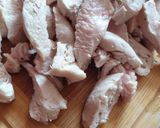 Une image de l'étape 2 de Salade de pâtes au poulet.