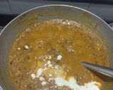 A picture of step 5 of Dal Makhani.