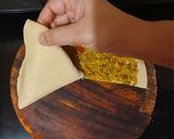 A picture of step 4 of Paneer Bhurji Paratha.