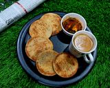 A picture of step 4 of Crispy biscuit bhakhari.