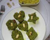 A picture of step 3 of Palak Upma.