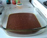 Foto langkah ke 3 dari resep Cake coklat&putih keju.