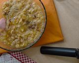 Foto del paso 4 de la receta: Tortilla de garbanzos y cebolla 🥚🫘🧅 más de 30 gramos de proteína 💪🏼 comida resuelta y opción vianda