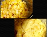 A picture of step 1 of Corn tikki.