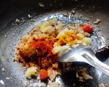 A picture of step 2 of Kulith curry.