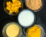 मैंगो कस्टर्ड पुडिंग (Mango custard pudding recipe in hindi) रेसिपी चरण 1 फोटो