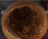 A picture of step 3 of Mysore Masala Dosa Chutney-Red chutney.
