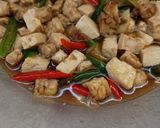 Foto langkah ke 3 dari resep Tumis Tempe Lombok Ijo Tabur Teri.