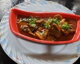 A picture of step 8 of Nagpuri special spicy saoji masala mutton.