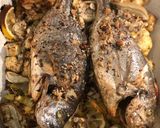 A picture of step 6 of Roasted sea bream. Spiced cauliflower, apple, fennel & hazelnut.