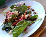 A picture of step 3 of Grilled watermelon salad with honey balsamic vinaigrette.