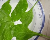A picture of step 1 of Spinach Pakoras.