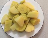 Hình bước làm 2 của món Trái tim yêu và hoa