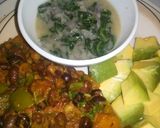 A picture of step 3 of Spinach in coconut milk #4weekschallange.