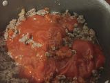 Pastel de carne, puré de boñatos y papas