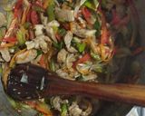 Foto del paso 1 de la receta: Cerdo en fajitas en salsa agridulce