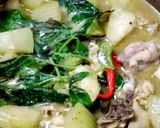 รูปขั้นตอนการทำที่ 6 ของ แกงเขียวหวานไก่ผ้กรวม