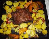 Foto del paso 2 de la receta: ❇️Tapa de asado al horno con verduras 🌄