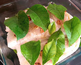 Foto del paso 3 de la receta: Lomos de merluza al horno con hojas de limonero