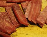 Foto del paso 4 de la receta: Atún con guarnición de espinacas