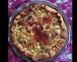 Une image de l'étape 4 de Tarte aux kiwis et crème vanille.