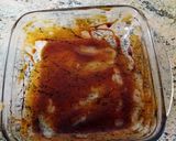 A picture of step 3 of Orange Flan.