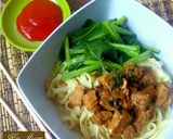 Foto langkah ke 7 dari resep Mie Ayam Praktis No Ribet No MSG Sedap ala abang2.