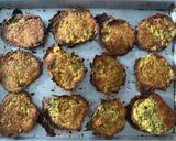 A picture of step 4 of Zucchini Pancakes.