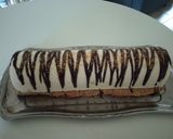 Une image de l'étape 6 de Bûche poire chocolat.
