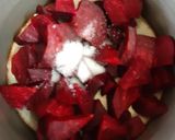 A picture of step 1 of Beetroot Paneer Roll.