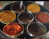 A picture of step 2 of Begun bhaja.