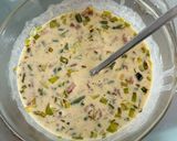 Foto del paso 2 de la receta: Quiche de espárragos, puerro y queso de cabra