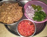 A picture of step 1 of Instant Chapli kabab.