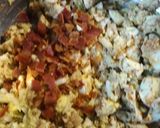 A picture of step 13 of Egg Salad with some extras.