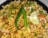 A picture of step 3 of Healthy Murmura Mothbean Chutney Bhel.