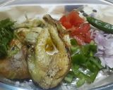 A picture of step 1 of Begun Pora(Eggplant Roast).
